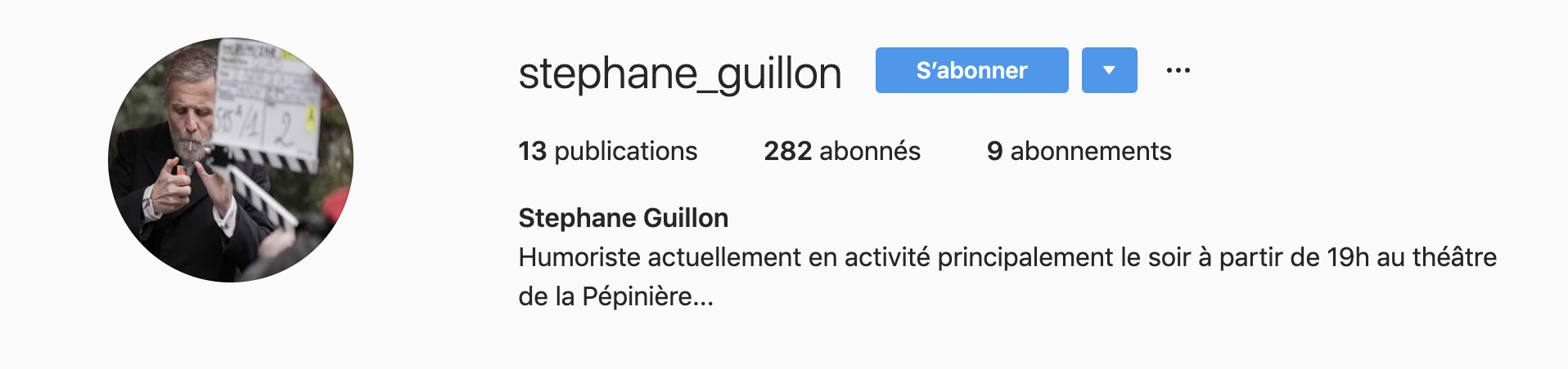 Stéphane Guillon se lance sur Instagram